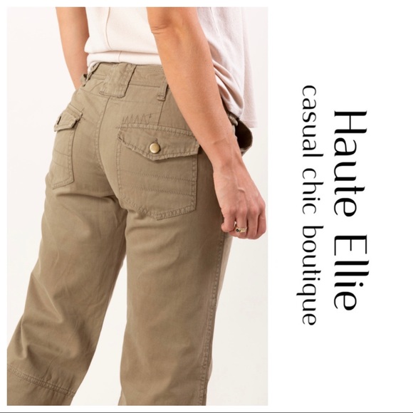 Casual Chic Canvas Cargo Pants - Picture 7 of 9